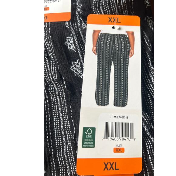 Three Dots Womens Black Elastic Pull on Pant XXL - Picture 4 of 5